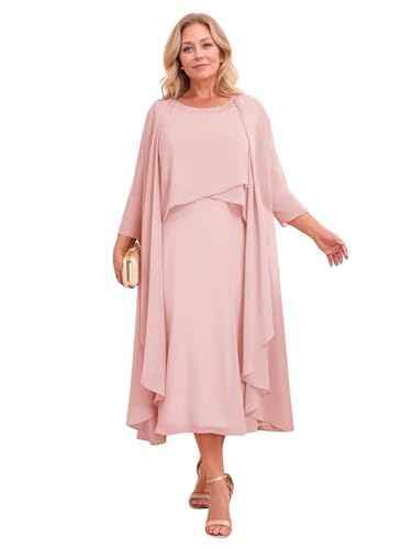 2 Piece Mother of The Bride Dresses for Wedding Long