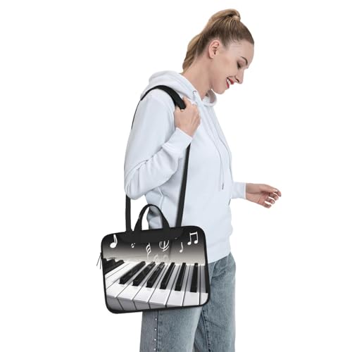 Bolso para portátil KHiry unisex color negro 15.6 pulgadas miniatura 7