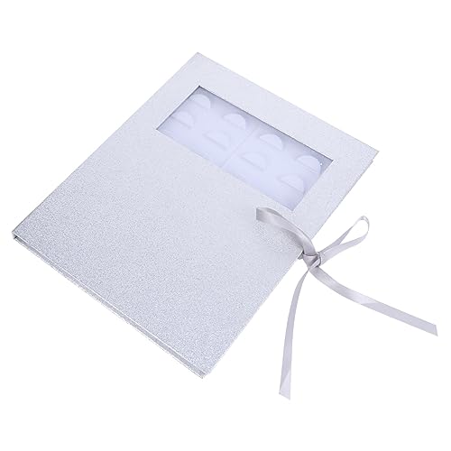 Healvian caja de embalaje de pestañas postizas latigazo estuche de pestañas organizador de rotuladores organizador de pestañas caja de almacenamiento de pestañas caja de pestañas vacía