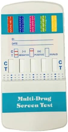 10 Panel Dip Drug Testing Kit, Test for 10 Different Drugs. (1)