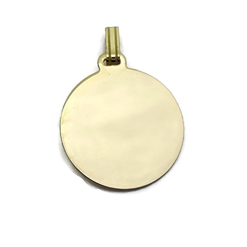 Medalla Oro Amarillo 18K 13mm para Bebé Medalla Oro Amarillo 18K 13mm para Bebé