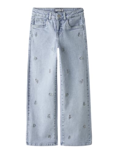 Jeans wide para niñas NAME IT vaqueros holgados que evitan rozaduras