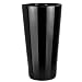 Produktbild TREND FOR HOME Blumenvase Modern H: 29,5 cm Dekorative Schwarze Glasvase | Konische Bodenvase Tischvase | Große Dekovase Schwarze Glasvasen | Ø 16 cm | Alyssa Piano Black