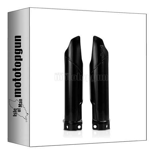 Couvercle fourche noir Acerbis pour affronter les pistes de motocross en Kawasaki KX 112