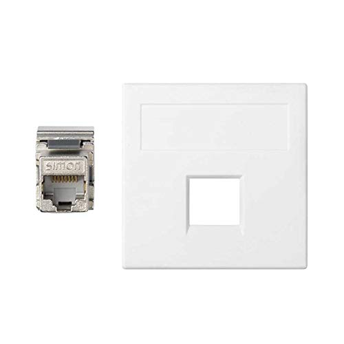 Placa VD plana SG 1 Cat6A FTP blanco résout vos problèmes de câbles