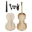 4 string biolin top is not glued with ebony fitting
