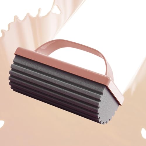 Humkopnl Mopa de mano, trapeador de limpieza de áreas pequeñas, fregona de esponja absorbente pequeña para baño, encimera de cocina, paredes de vidrio, ventanas, fregona de escritorio