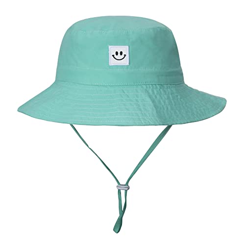 Image of MaxNova Baby Sun Hat Smile Face UPF 50+ Toddler Bucket Hat for Boys Girls 0-7 Years