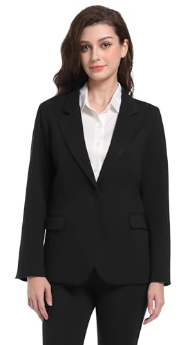 V VOCNI Women's Suits 2 Piece Set Office Business One Button Slim Fit Blazer Pants Suit Set Dressy Casual Workwear Outfits3