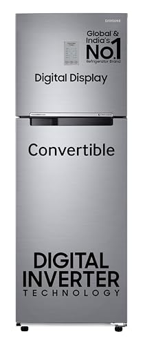 Samsung 256 L, 2 Star, Convertible, Digital Inverter with Display Frost Free Double...