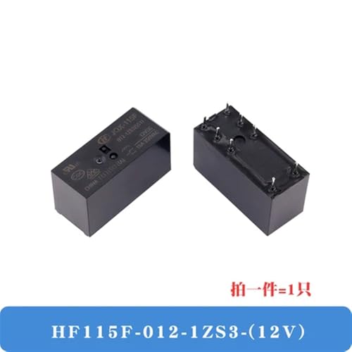 Relé HF115F-012-1ZS3 de 12V y 16A para solucionar fallos de sobrecarga 2