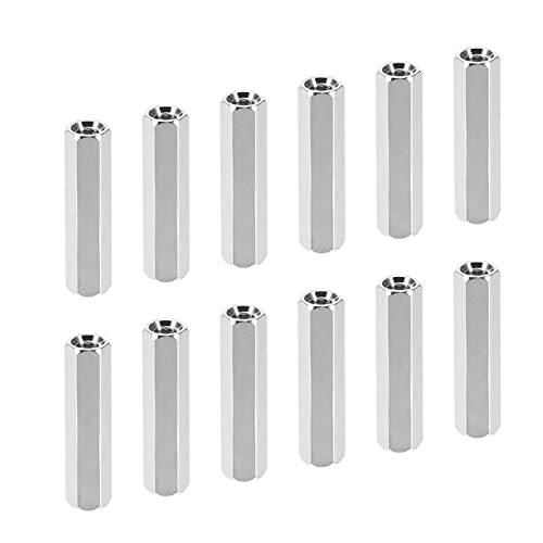 YOKIVE 20 Pcs M3 Spacers, Brass Hex PCB Standoffs Nuts, Keep Height Consistent, Great for Motherboard Circuit Board