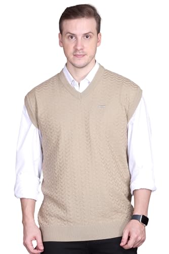 Image of GODFREY Half Sweater for Man Winter Pullover - Sleeveless Men Sweaters