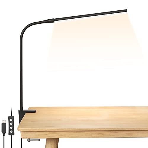 Lepro Desk Lamp Clip on Desk Light, for home office, 10 Brightnes...