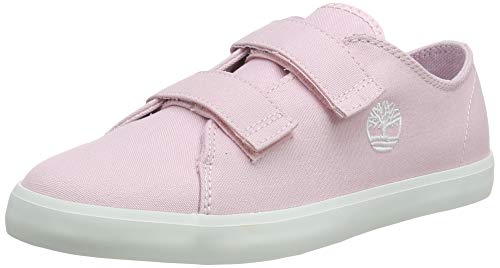 Timberland Unisex Kid's Newport Bay Canvas 2 Strap Oxford (Peuter) Sneakers, Licht Roze Doek, 24 EU