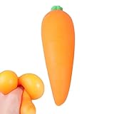5inch Giant Carrot Stress Relief Toy Squeeze Stress Balls for Adults Kids Party Favors Squishy with Slow Rebounding Anti Stress Fidget Sensory Toy