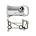 feiluod 11428512435 Engine Oil Cooler Compatible with BMW E90 325d 330d F07 F10 F11 525d 530d 535d F01 F02 F03 F04 740d X5 E70 X6 E71 E72 N57