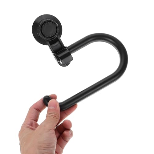 Angoily Suction Cup Toilet Paper Holder Wall Mounted Bathroom Tissue Roll Dispenser Black Portable Paper Towel Holder for Kitchen Washroom - Image 4