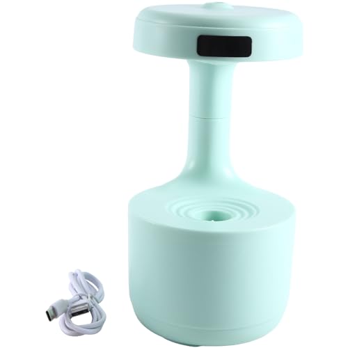 Wersualy(ウェルシュri) 水滴空気加湿器 800ml 反重力ディフューザー ナイトライト 無重力噴霧器 装飾 耐久性 使いやすい
