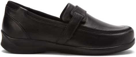 Apex Women's A200W Eveyln Loafer Flat, Black, 10 X-Wide | Image 1