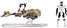 Star Wars Micro Galaxy Squadron Speeder Mystery Box - Collectible Mini Vehicles and Figures - Collect All 8 Including Rare Chases (Mystery Box (Single))