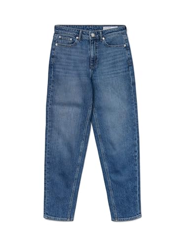 Vita alta VERO MODA VMTESSA HR Mom Jeans RA380 GA Noos, Media Blu Denim, 25W x 30L