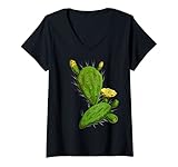 cactus opuntia mix Ligero, Encaje clasico, manga de doble puntada y bastilla baja