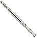 YG-1 E2005 Cobalt Steel Square Nose End Mill, Double End, Long Reach, Uncoated (Bright) Finish, 30 Deg Helix, 2 Flutes, 3.375