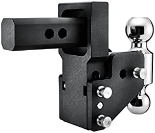 B&W Trailer Hitches MultiPro Tow & Stow - Fits 2" Receiver, Dual Ball (2" x 2-5/16"), 2.5" Drop, 10,000 GTW -TS10063BMP