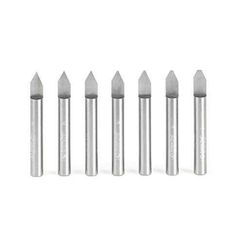 Amana Tool 45769 Lot de 7 pièces de gravure 60 en carbure