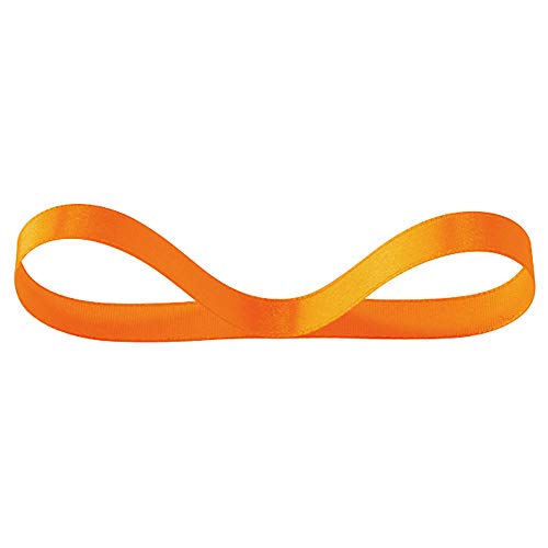 ヘッズ リボン 10㎜幅×30m巻 マリーゴールド 1巻 サテン 片面 HEADS 1043R