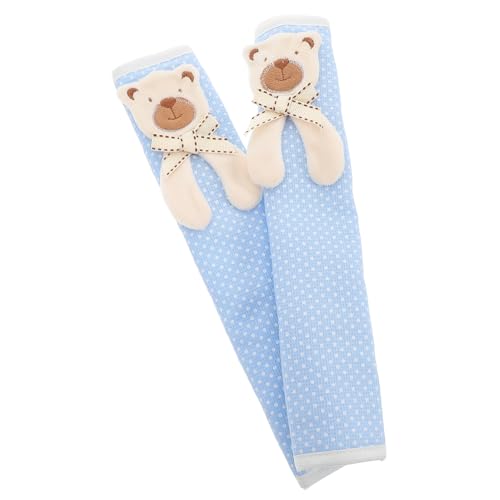 BUGUUYO 2 Piezas Guantes Para Nevera Pegatina Bloqueo De Nevera Cubiertas De Refrigerador De Encaje Envolturas De Nevera Doble Manejar Fundas Para Tiradores De Frigorífico Sky-blue Tela