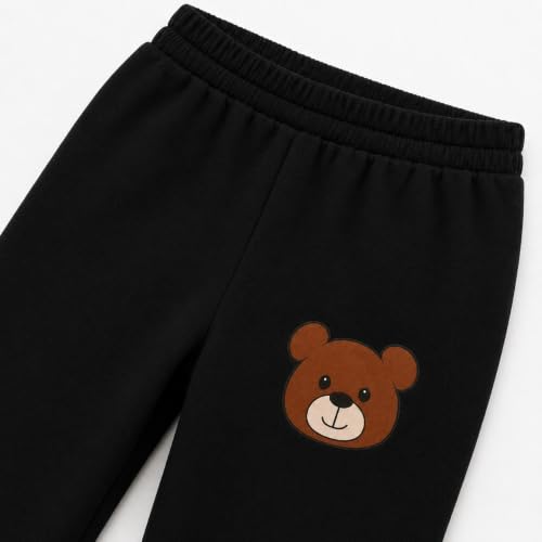 Image of Kids Winter Teddy Fleece Sweatshirt & Jogger Set for Kids Boys Girls