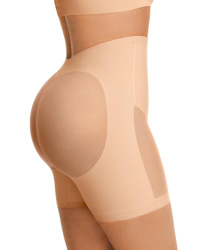 FeelinGirl Low Back Shapewear Tummy Control Butt Lifting Body Shaper Thigh Slimming Shorts Panties Skin Medium