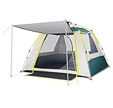 La tente est suffisamment spacieuse pour tirer le meilleur parti de l'espace intérieur. La tente est pliable pour une installation facile et est imperméable, résistant au vent et à la crème solaire.