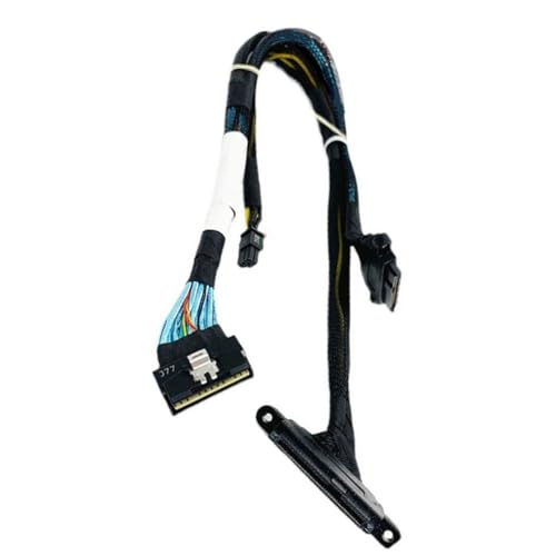 FenKehb LP Slim SAS8654 8i To NVMe U.2 SFF-8639n[hhCuA_v^P[u LP8654 To 8639 Mini 4Pd|[g SSD 40-50CM