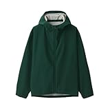 無印良品 紳士 撥水フードジャケット メンズ AD0TTA4A ダークグリーン 紳士S