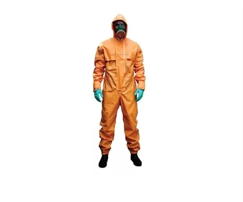 Macacão Proteção Química Selado Reforçado Lavável Ac707 - LARANJA