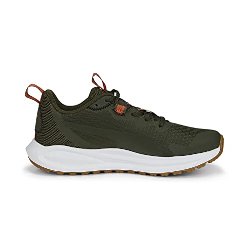 PUMA Tênis infantil unissex Twitch Runner Trail, Floresta Night-nasturtium, 6.5 Big Kid