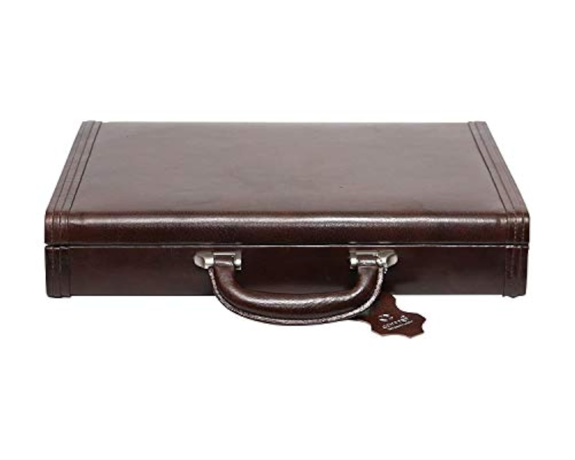 Genuine Leather Briefcase with Laptop Compartment