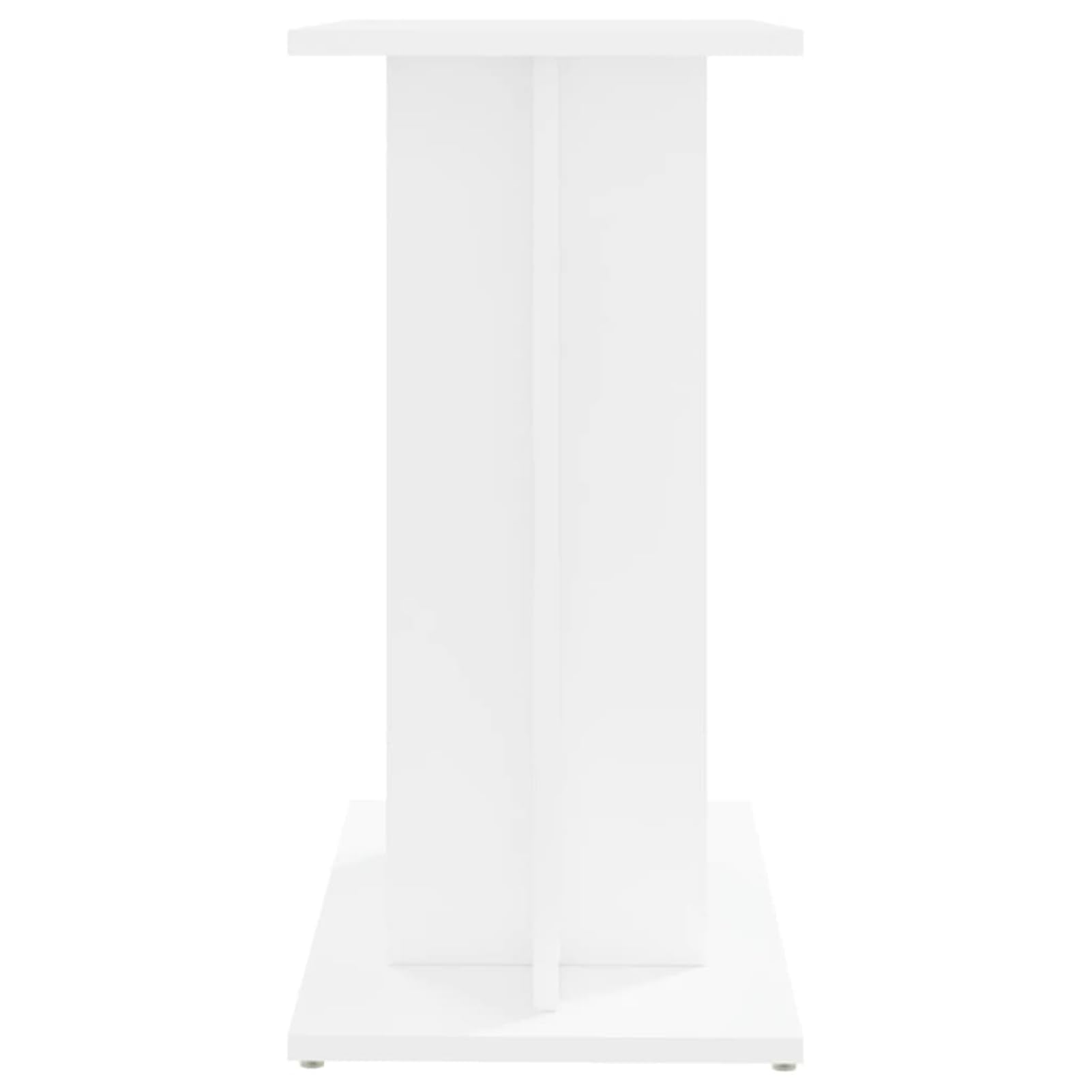 Rantry Aquariumständer Aquarien Schrank Aquarium Unterschrank mit viel Stauraum, Aquarium Tisch mit Stabiler Oberplatte, für Sicheren Stand Weiß 60x30x60 cm Holzwerkstoff