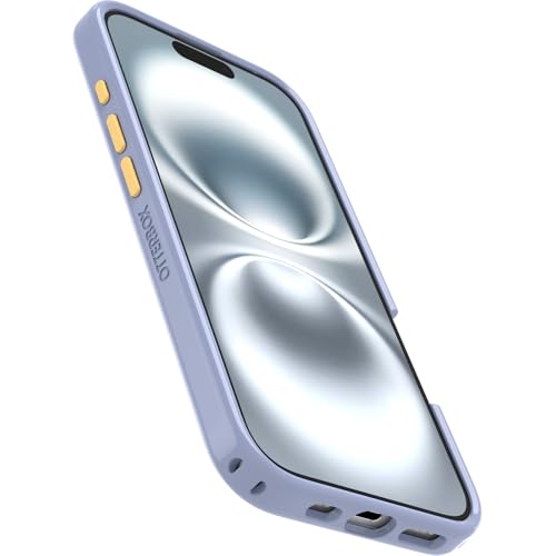 Image of OtterBox iPhone 16 Symmetry Series Clear Case - Floral Purple - Ultra-Thin, Sleek iPhone Case, Floral iPhone Case