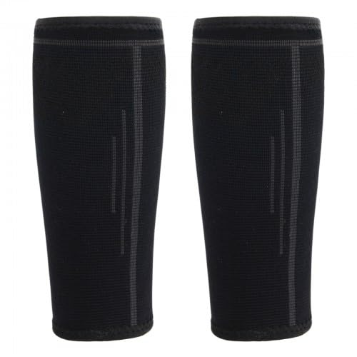 Dokeno 1 Par Mangas de Brazo de Voleibol Negro Elásticas Puños de Voleibol para Brazos Calentadores de Brazo para Correr Manga de Compresión de Antebrazo Unisexo Muñequeras Deportivas Talla L