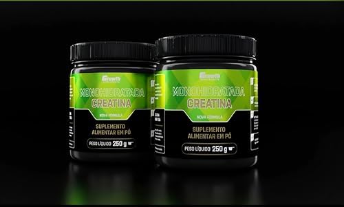 2 Creatinas pura Growth Supplements em pote 250g cada - total 500g.