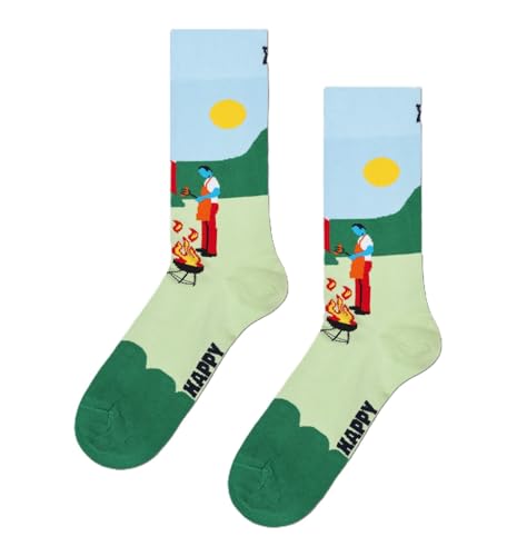 Happy Socks BBQ Sock lustige Socken (DE/NL/SE/PL Numerisch 41 46 Regular Regular Mehrfarbig)