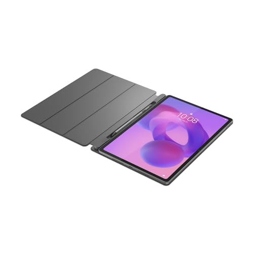 Image of Lenovo Idea Tab Plus - Lightweight Tablet - 12.1″ 2.5K IPS Touchscreen Display - 90Hz - MediaTek Dimensity 6400-8GB Memory - 128GB Storage - Integrated Arm Mali-G57 MC2 - Lenovo Tab Pen & Folio Case