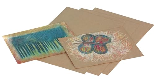 Papier kraft marron 45x61 cm de L'école Smart en lot de 100 feuilles pour dessin