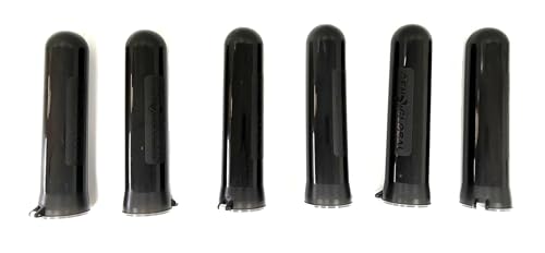 3Skull Black Heavy Duty 140rd Paintball Pods - 6 Pack