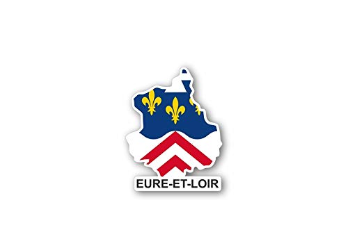 Autocollant Carte Drapeau Réunion - Sticker Extérieur Résistant Intempéries