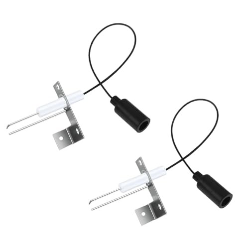 93868 6 & 10 Gallon RV Water Heater Igniter Electrode Replacement Part (2 Pack) - Spark Probe Sensor Electrode for Atwood/Dometic RV Water Heater, Repair Spare Assembly, 2-Prong, GC6AA-10E, XT Series